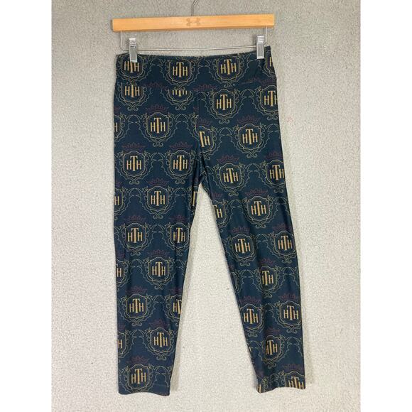 Disney Parks Hollywood Tower Hotel HTH Pattern Women’s Crop Leggings Size Small - Picture 4 of 8